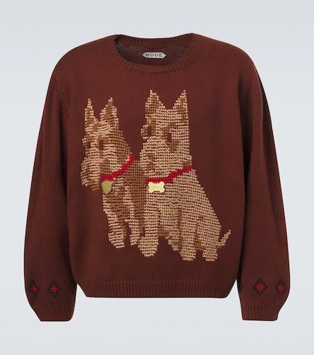 Pullover Scottie in lana con ricamo - Bode - Modalova