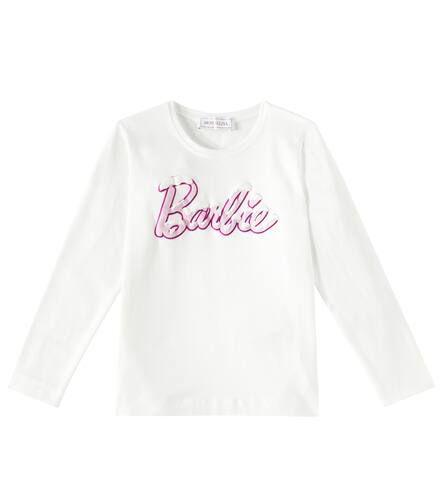 X Barbie® camiseta de jersey de mezcla de algodón - Monnalisa - Modalova