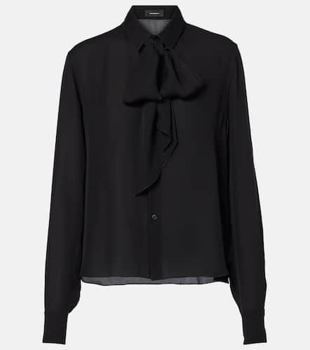 Wardrobe.NYC Tie-neck silk blouse - Wardrobe.NYC - Modalova