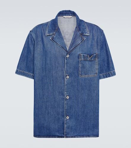 Valentino Denim bowling shirt - Valentino - Modalova