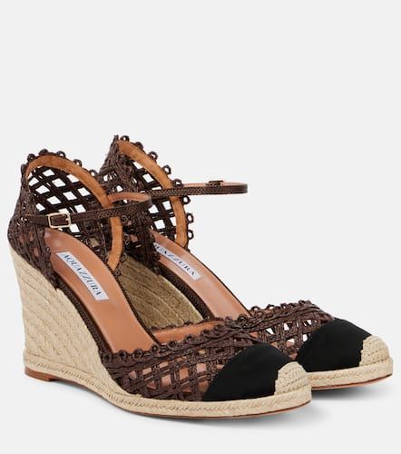 Alpargatas con cuña Sunburst 120 - Aquazzura - Modalova