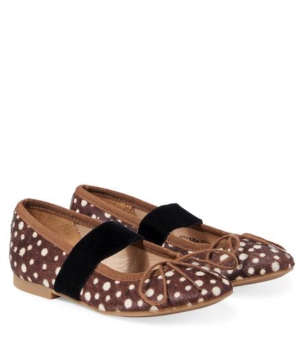 Dory Elast leather ballet flats - Pom d'Api - Modalova