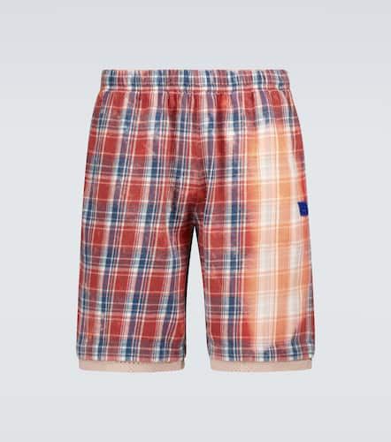 Karierte Shorts aus Flanell - Acne Studios - Modalova