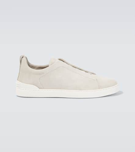 Sneakers Triple Stitch aus Veloursleder - Zegna - Modalova