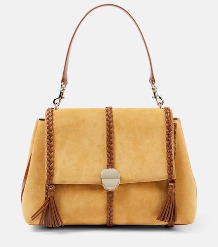 Penelope Medium suede shoulder bag - Chloe - Modalova