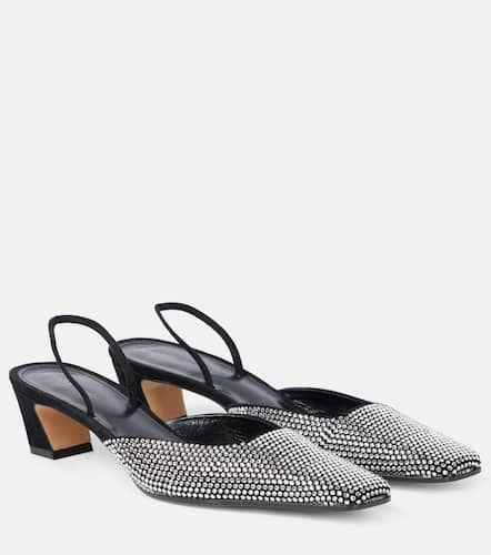 Slingback-Pumps Roosevelt aus Leder mit Kristallen - Khaite - Modalova