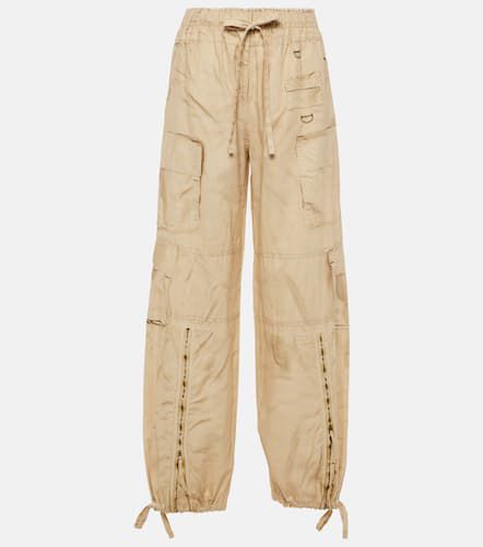 Trompe l'Åil linen and cotton cargo pants - Acne Studios - Modalova