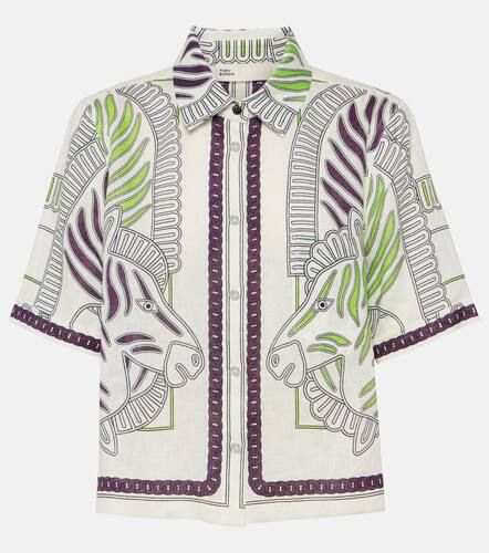 Tory Burch Camisa de lino estampada - Tory Burch - Modalova