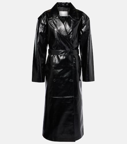 Tina faux leather trench coat - The Frankie Shop - Modalova