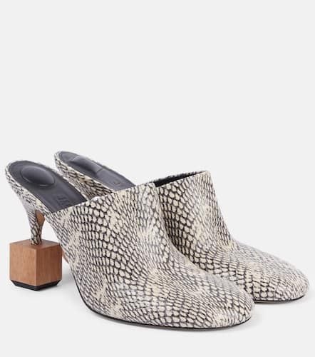 Mules Bisou de piel grabada - Jacquemus - Modalova