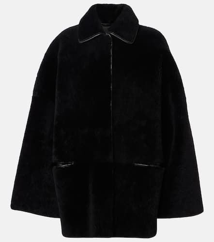 Giacca oversize con shearling - Toteme - Modalova