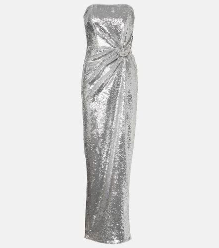 Sequined gathered corset gown - Roland Mouret - Modalova