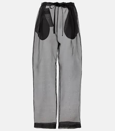 Weite Hose Trenton aus Organza - Khaite - Modalova