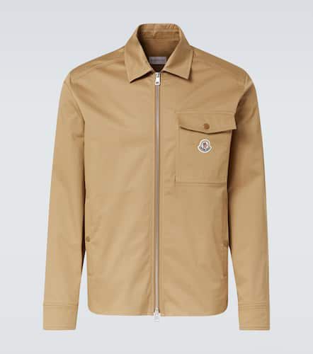 Chaqueta de gabardina de mezcla de algodón - Moncler - Modalova