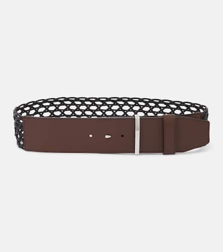 Max Mara Leather and canvas belt - Max Mara - Modalova