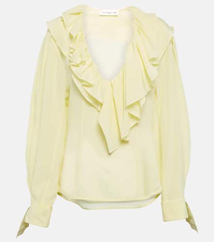 Silk crêpe de chine blouse - Victoria Beckham - Modalova