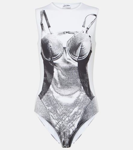 Body de jersey con estampado trompe l'oeil - Jean Paul Gaultier - Modalova