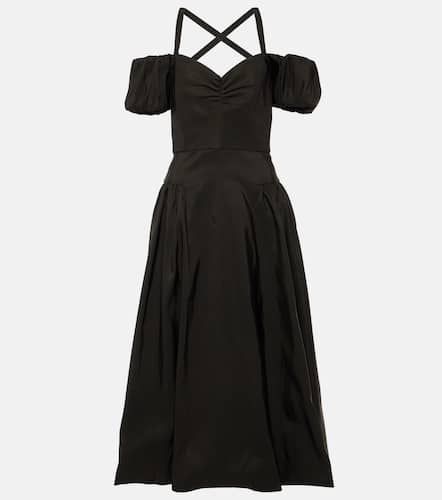 Off-shoulder silk midi dress - Markarian - Modalova