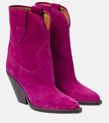 Leyane suede cowboy boots - Isabel Marant - Modalova