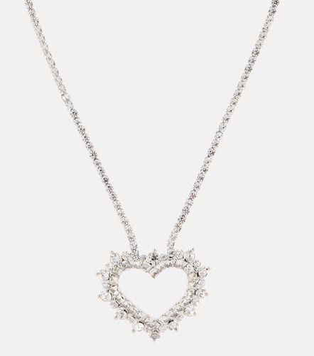 Halskette Crystal Heart mit Kristallen - Alessandra Rich - Modalova