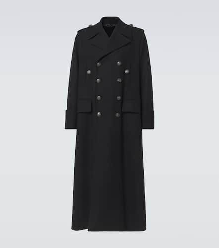 Double-breasted wool-blend coat - Dolce&Gabbana - Modalova