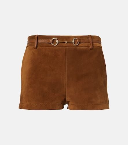 Gucci Shorts in suede a vita bassa - Gucci - Modalova