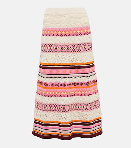 Jacquard cotton-blend maxi skirt - Kenzo - Modalova
