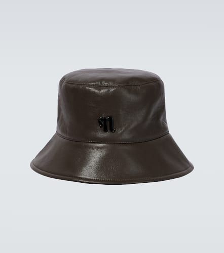 Caran faux-leather bucket hat - Nanushka - Modalova