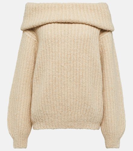 Off-shoulder ribbed-knit cashmere sweater - Loro Piana - Modalova