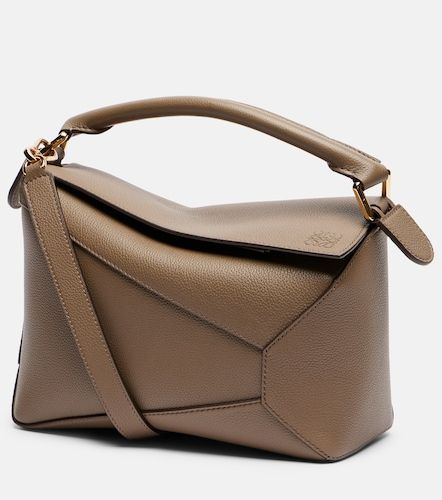 Puzzle Edge Small leather top-handle bag - Loewe - Modalova