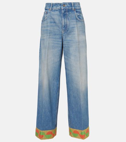 Valentino High-Rise Wide-Leg Jeans - Valentino - Modalova