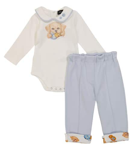 Baby - Body e pantaloni in cotone - Monnalisa - Modalova
