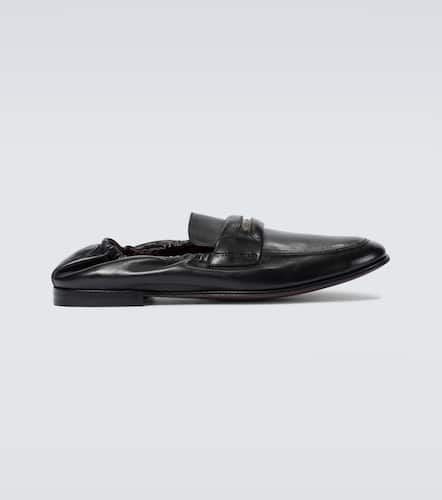 Flexible leather loafers - Dolce&Gabbana - Modalova