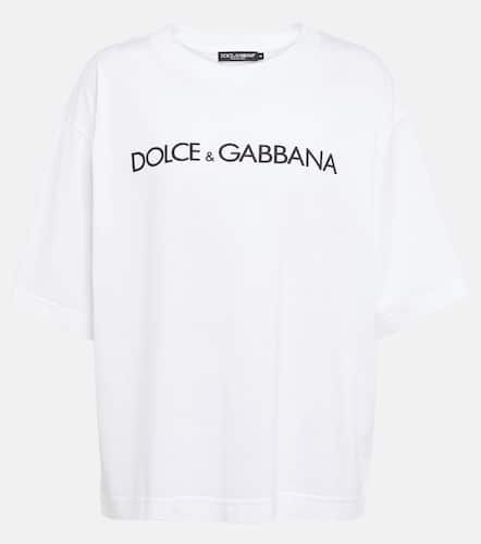 Camiseta en jersey de algodón - Dolce&Gabbana - Modalova