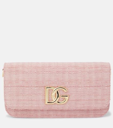 Small raffia shoulder bag - Dolce&Gabbana - Modalova