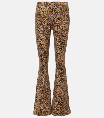Ali leopard-print high-rise flared jeans - 7 For All Mankind - Modalova