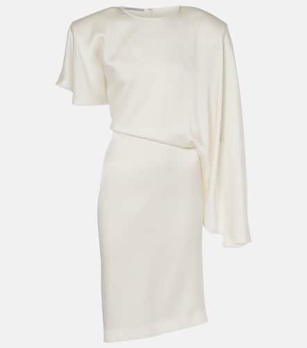 Robe midi asymétrique en satin - Stella McCartney - Modalova