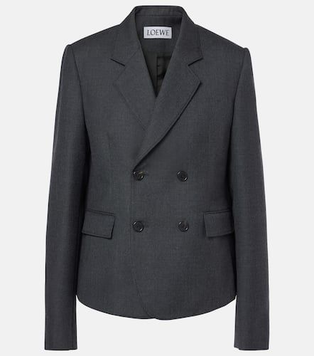 Loewe Blazer doppiopetto in lana - Loewe - Modalova