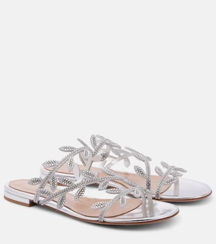 Verzierte Sandalen Flavia aus Metallic-Leder - Gianvito Rossi - Modalova