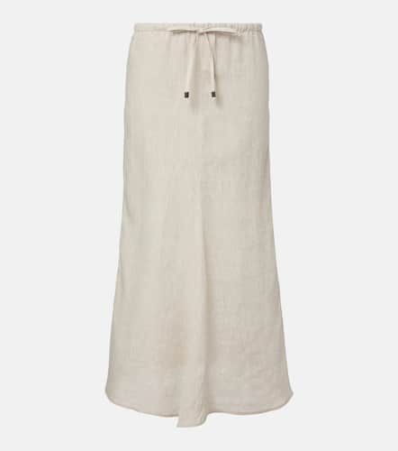 Monili linen maxi skirt - Brunello Cucinelli - Modalova