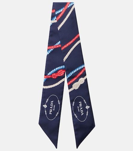 Prada Printed silk twill scarf - Prada - Modalova