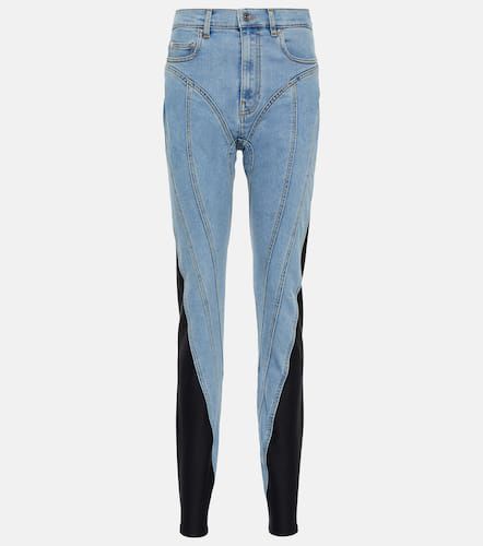 Jeans skinny con pannelli a spirale - Mugler - Modalova