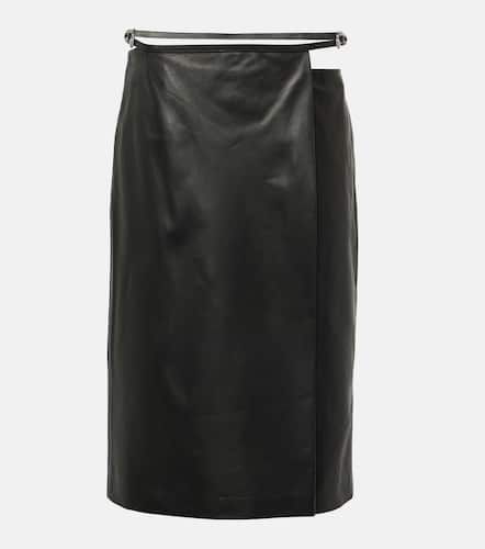 Givenchy Voyou leather wrap skirt - Givenchy - Modalova