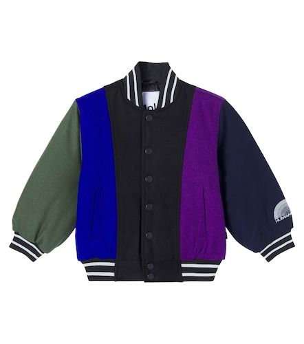 Hani striped wool-blend varsity jacket - Molo - Modalova