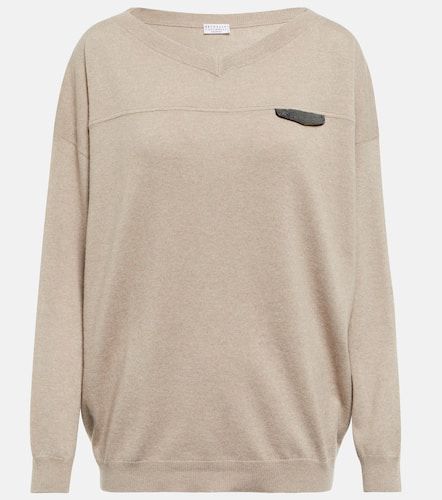 Pullover in cashmere - Brunello Cucinelli - Modalova