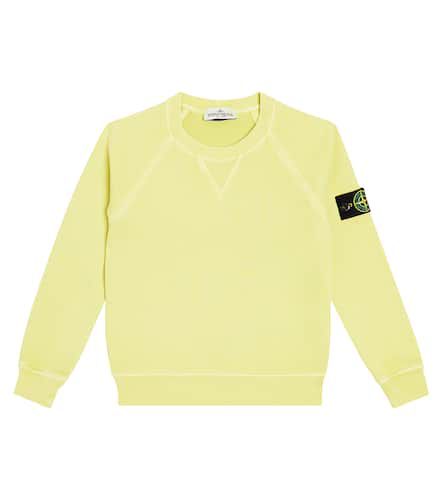 Cotton jersey sweatshirt - Stone Island Junior - Modalova