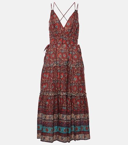 Vestido midi Rosa de mezcla de algodón - Ulla Johnson - Modalova