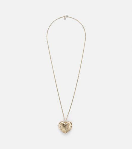 Collana Puffy Icon Wallpaper Heart in 14kt con diamanti - Sydney Evan - Modalova