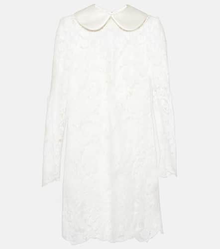 Vestido corto de encaje chantilly - Dolce&Gabbana - Modalova