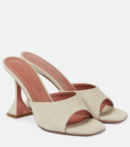 Amina Muaddi Lupita 95 canvas mules - Amina Muaddi - Modalova